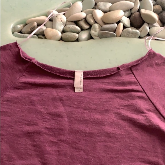 Yoga sport Next Level scoop neck deep purple top - Picture 2 of 3